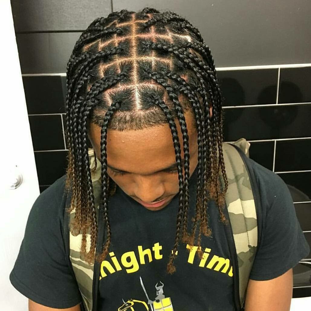 Men’s medium single braids